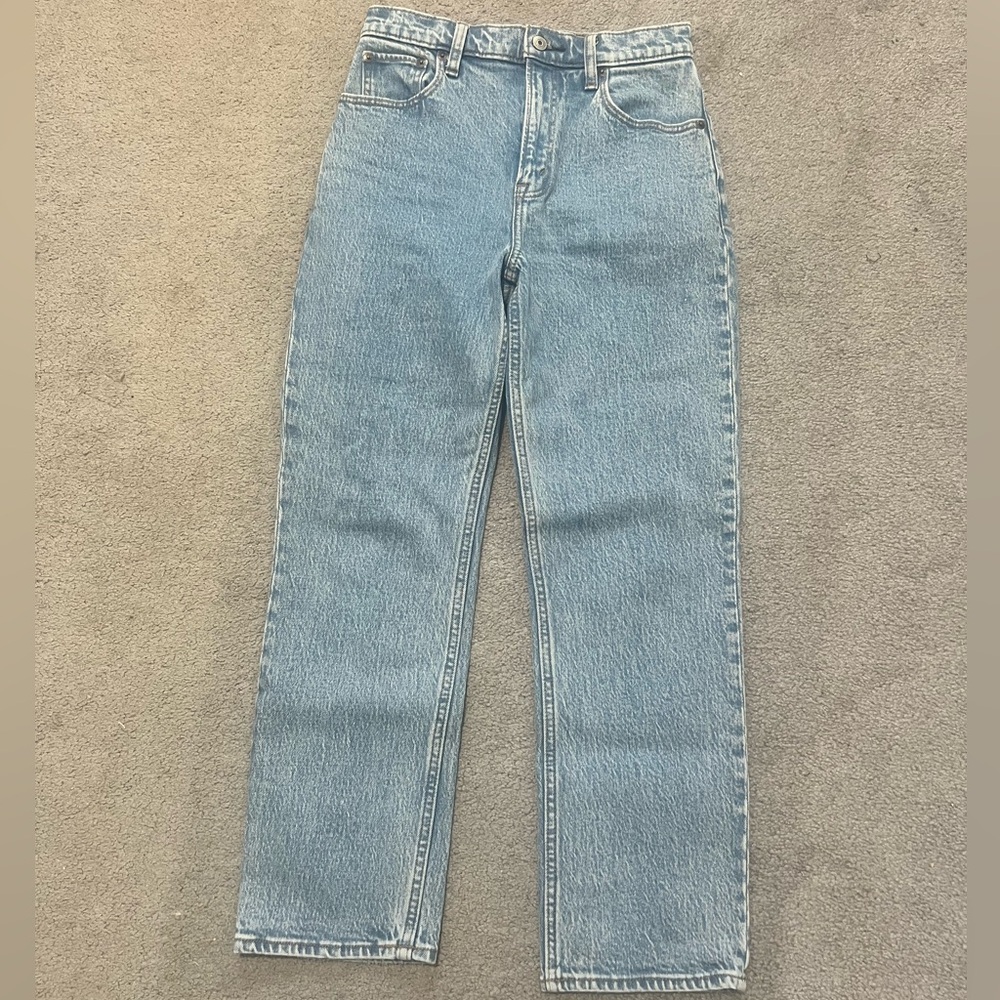 Abercrombie & Fitch Light Blue Straight Leg Jeans